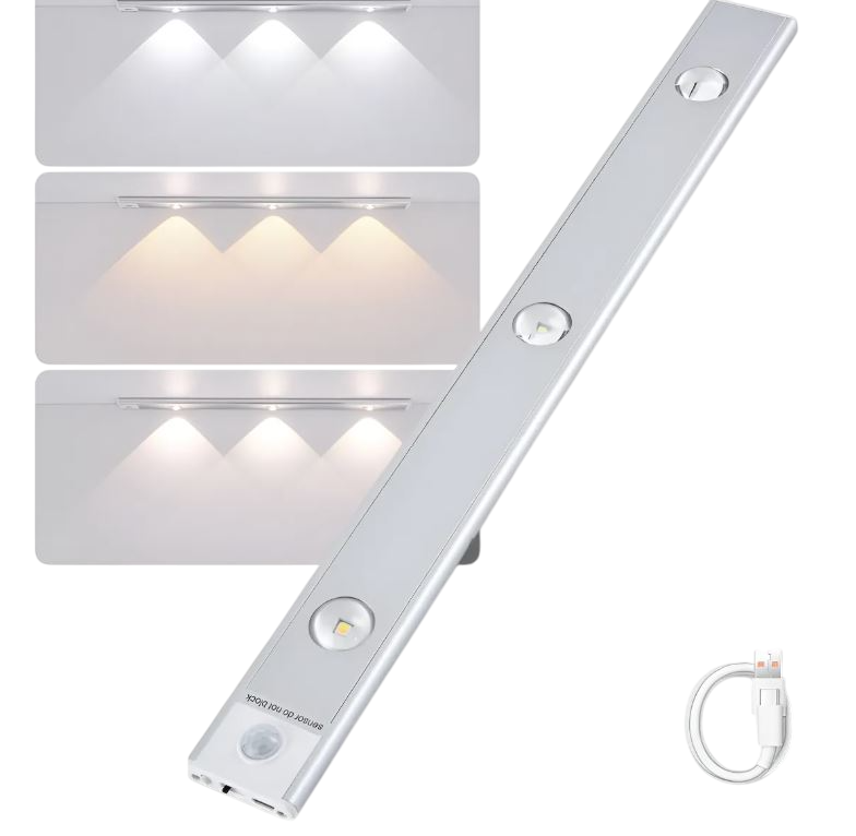 LAMPARA LED CON SENSOR DE MOVIMIENTO 😎